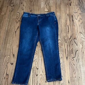 CJ Banks women’s straight leg jeans.